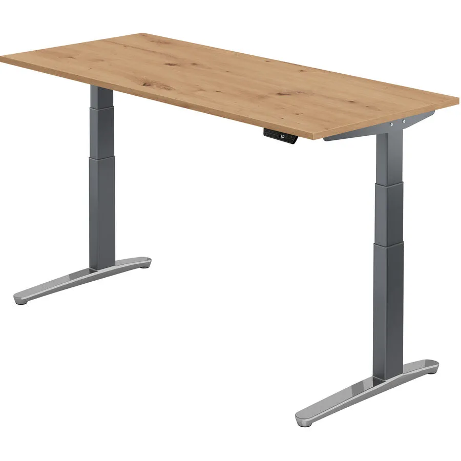 Schreibtisch Office Asteiche Holzwerkstoff B 180 T 80 cm