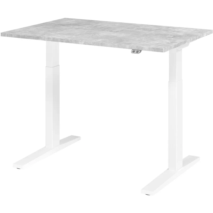 Schreibtisch Office betongrau Holzwerkstoff B 120 T 80 cm