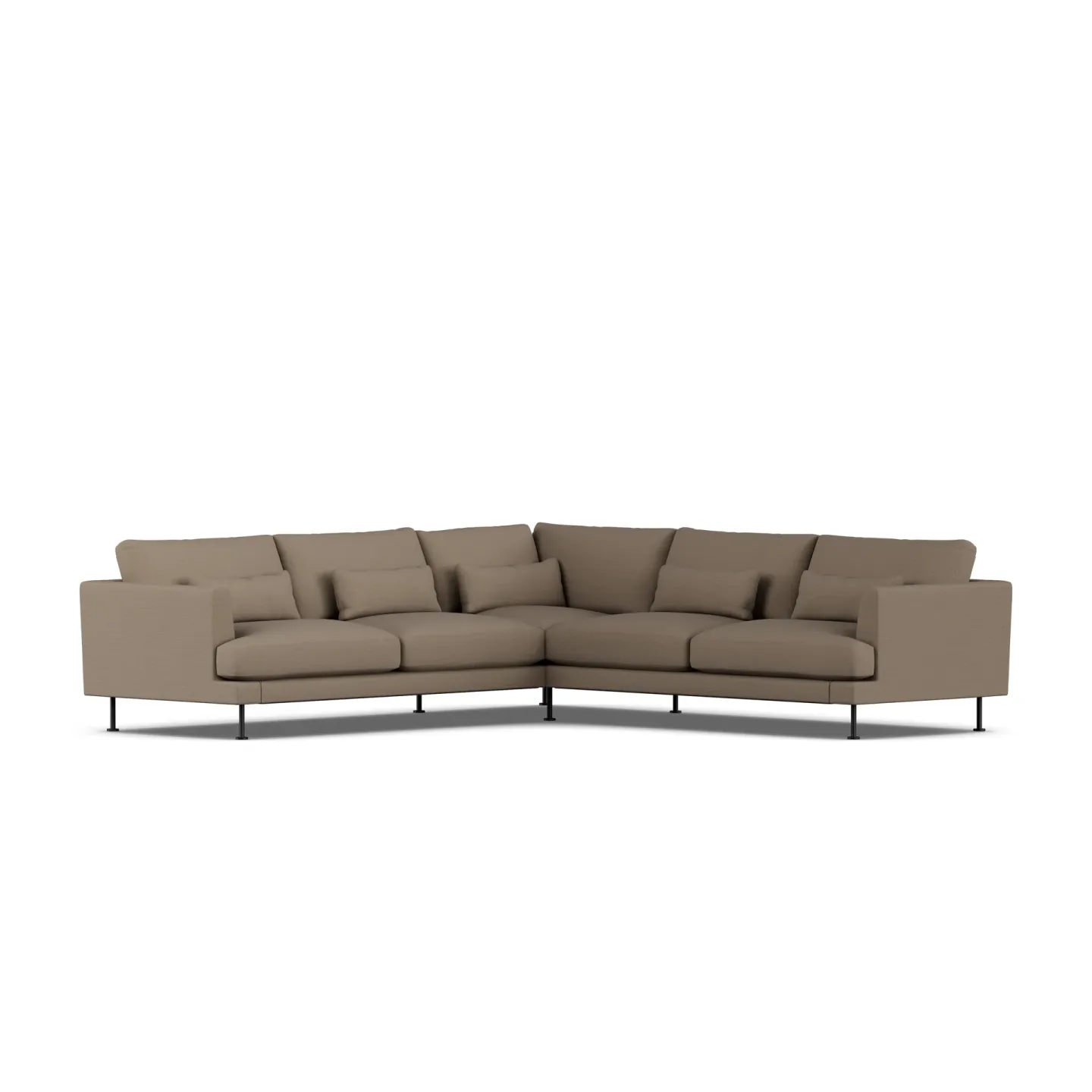 1898 Bredhult Sofa Same Mole 6674-Schwarzer Stahl, Ecksofa F