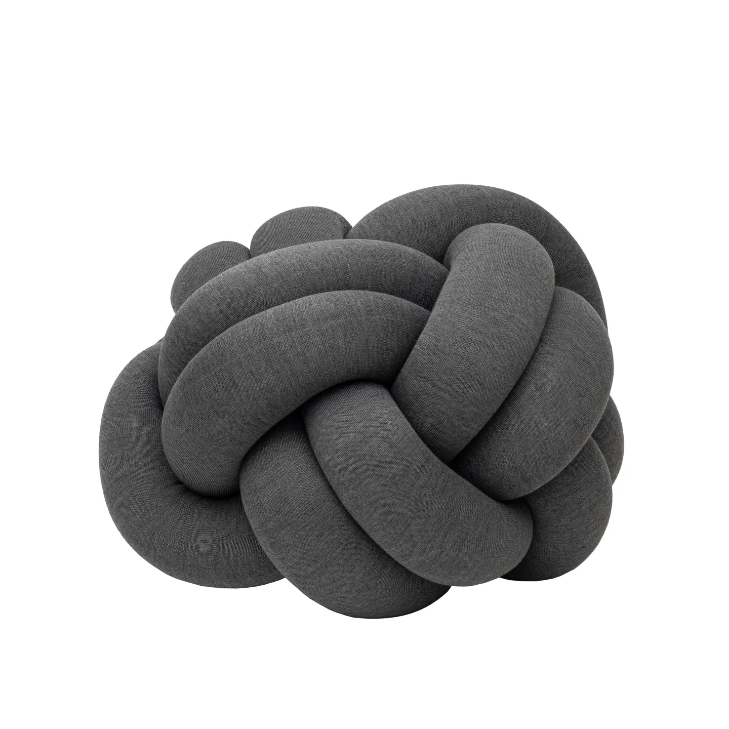 Design House Stockholm - Knot Cushion XL Grey - Sittpuffar - Ragnheiður Ösp Sigurðardóttir - Grå