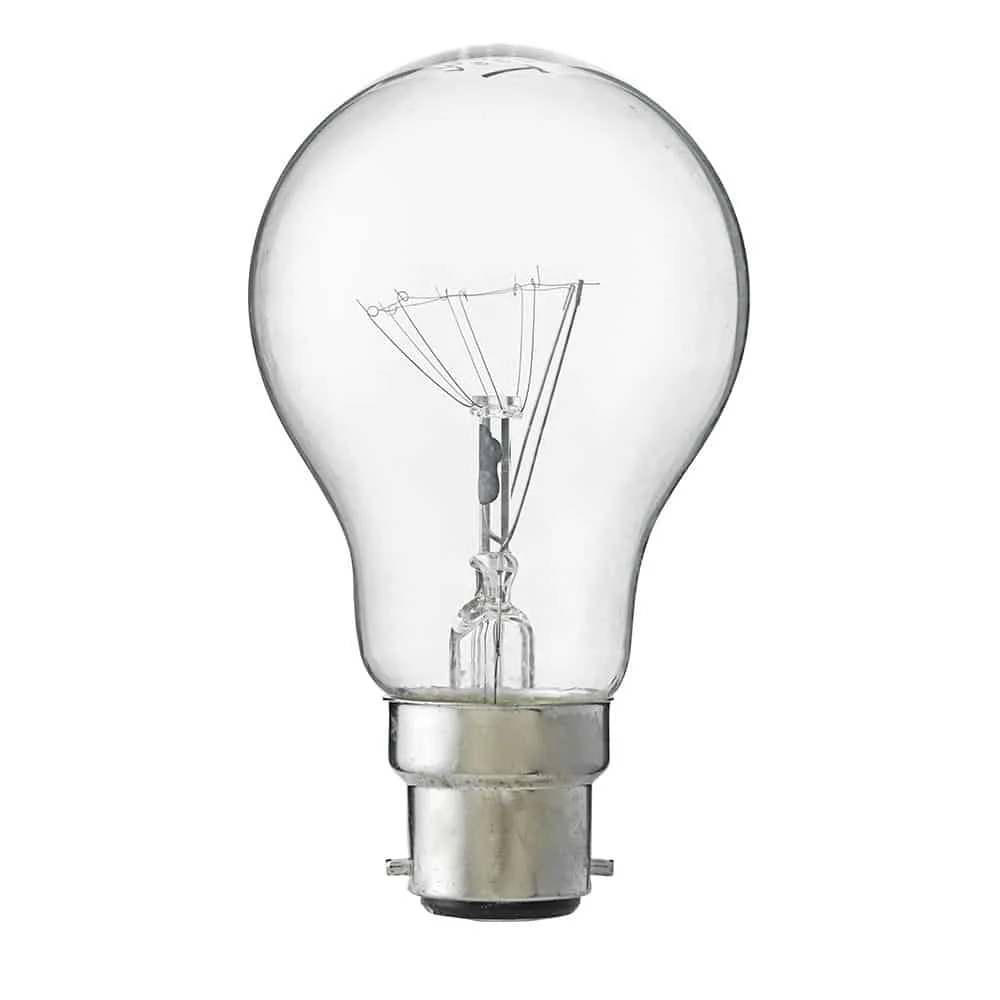 Normallampa 25W Klar B22