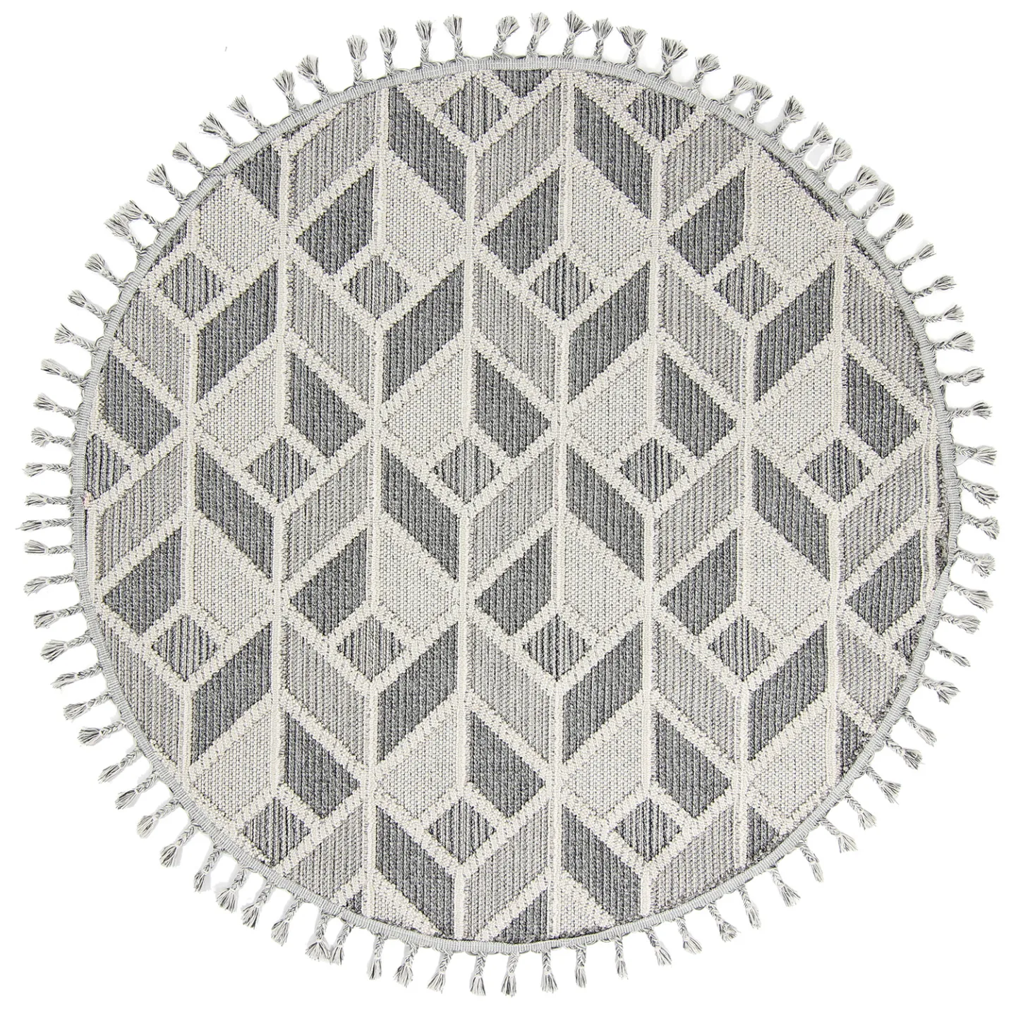 Runde tepper - Indoor/Outdoor Jena (multi) (Størrelse: Ø 160 cm)