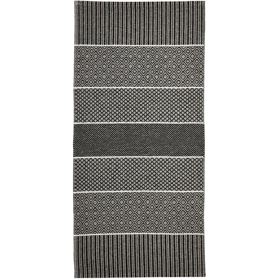 HORREDSMATTAN Outdoor-Teppich Alfie Grau 200 cm 250 cm - Farbe: GRAPHITE - Material: PVC - Outdoor-Teppich