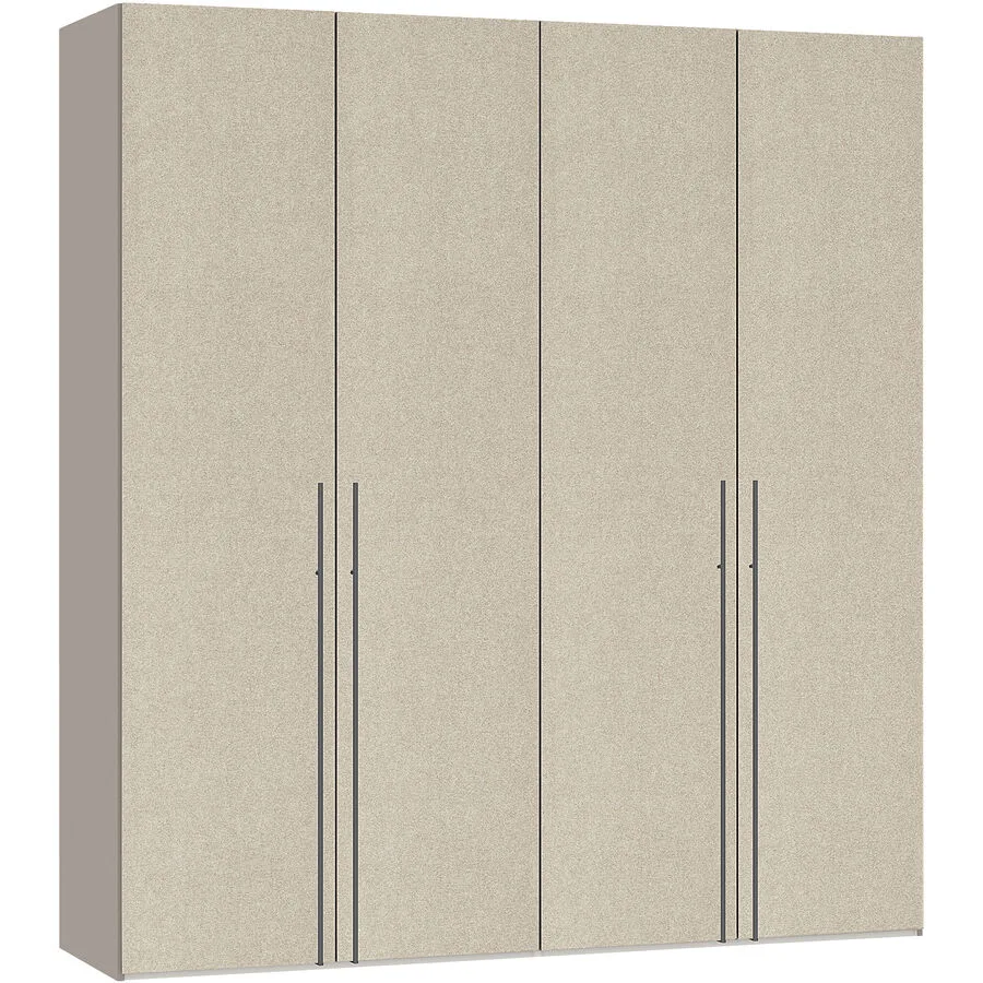 Kleiderschrank Arena Drehtüren beige Holzwerkstoff B 203 cm - Schweizer Möbelhersteller