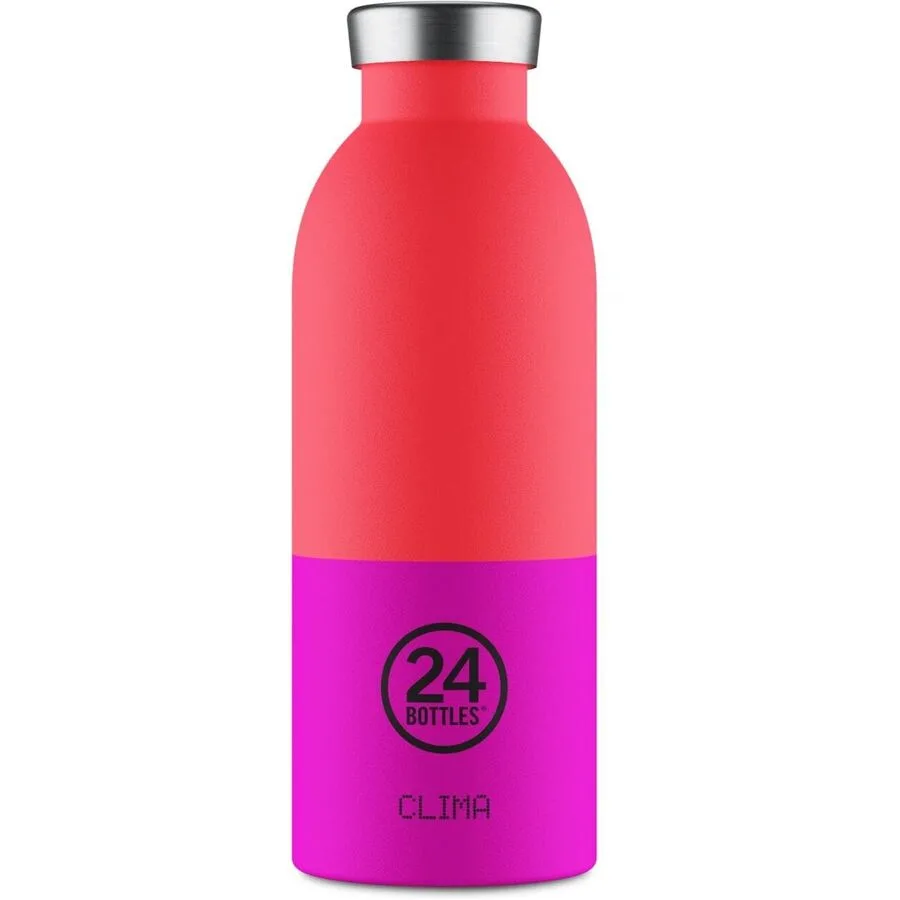 Thermosflasche 24 Bottles Rot Edelstahl 20.5 cm - Farbe: Energy