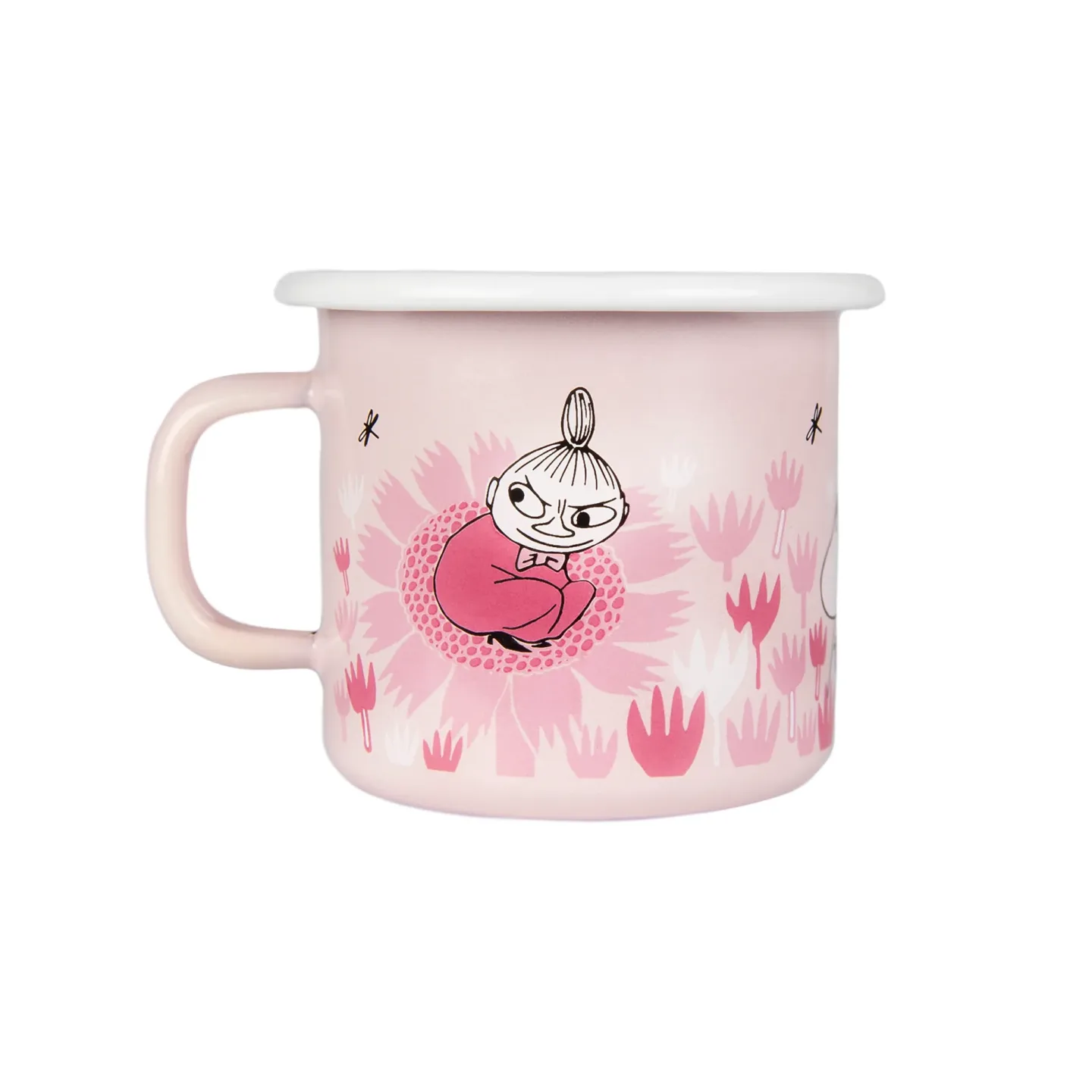 Muurla Girls emaljmugg 25 cl Rosa