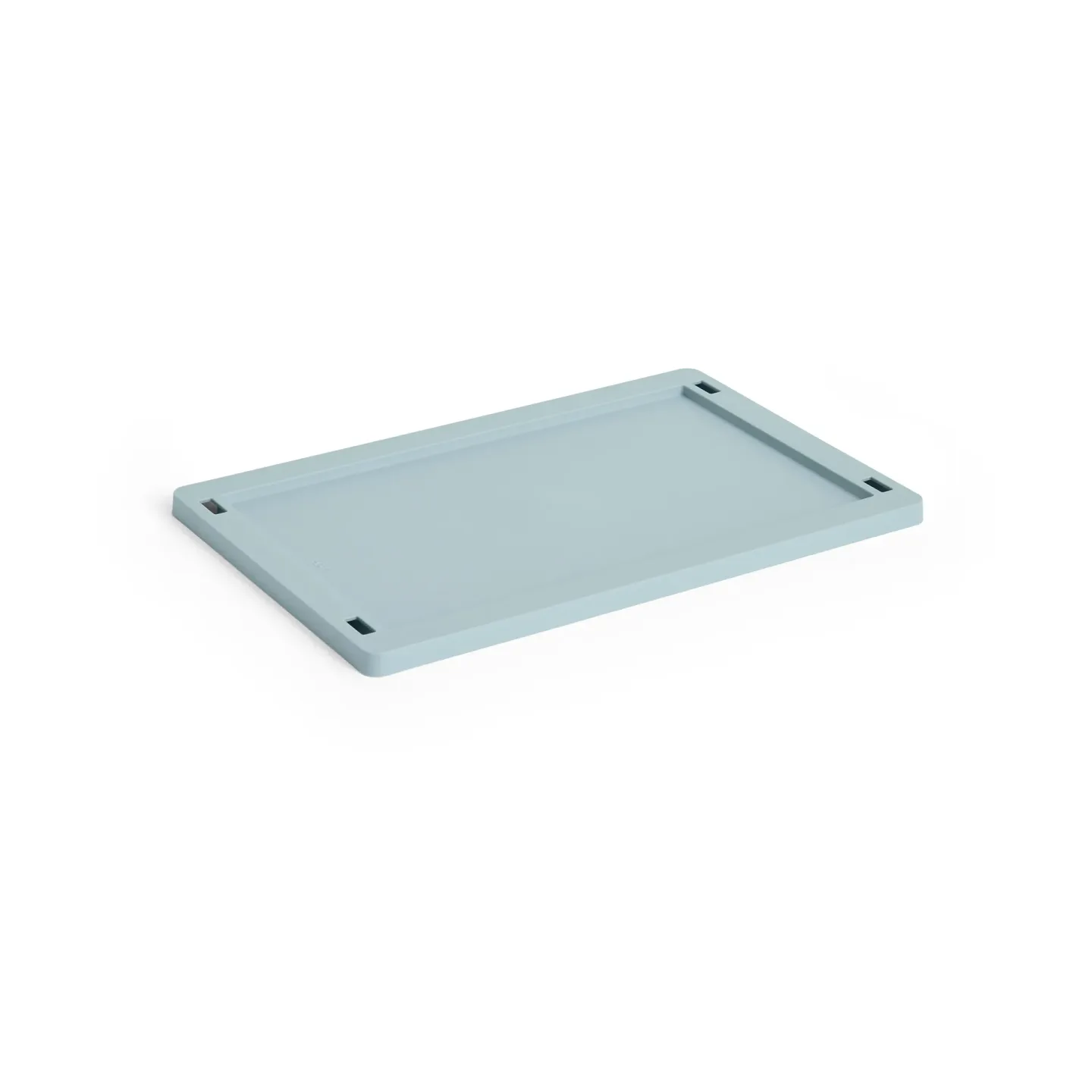 HAY Colour Crate lock plastic small Dusty blue