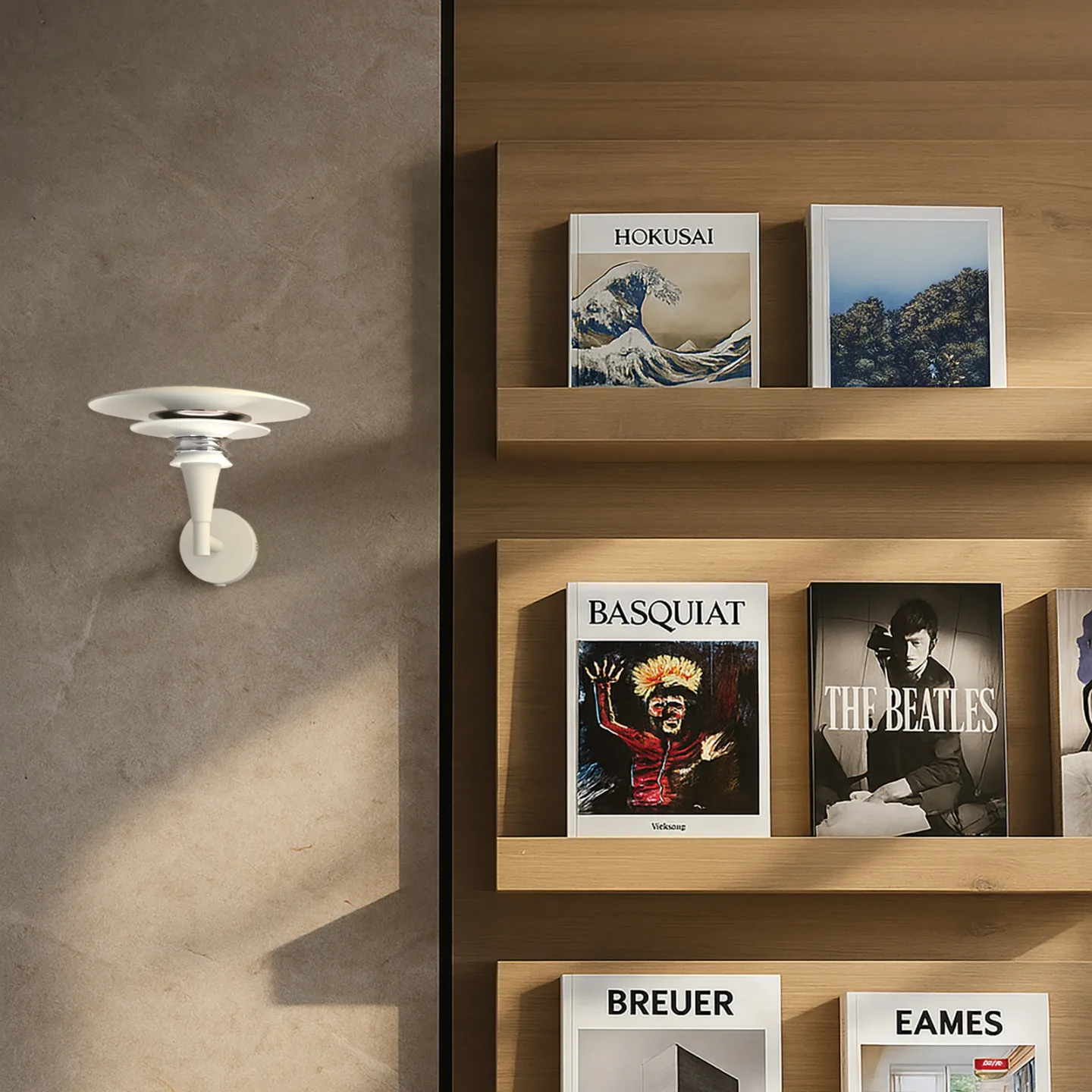 Diablo Wandleuchte, sand/bronze, Ø 20 cm Metall, G9 - Belid - Wohnzimmer - Design - Einflammig