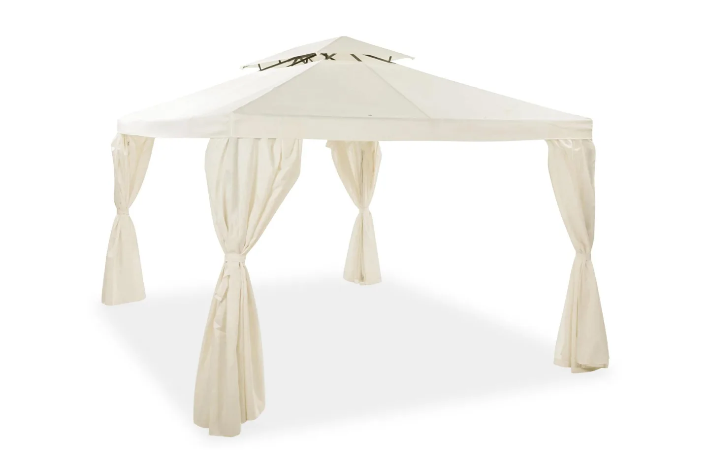 Bermuda Väggar till Paviljong 3x4 m - Beige/Vit