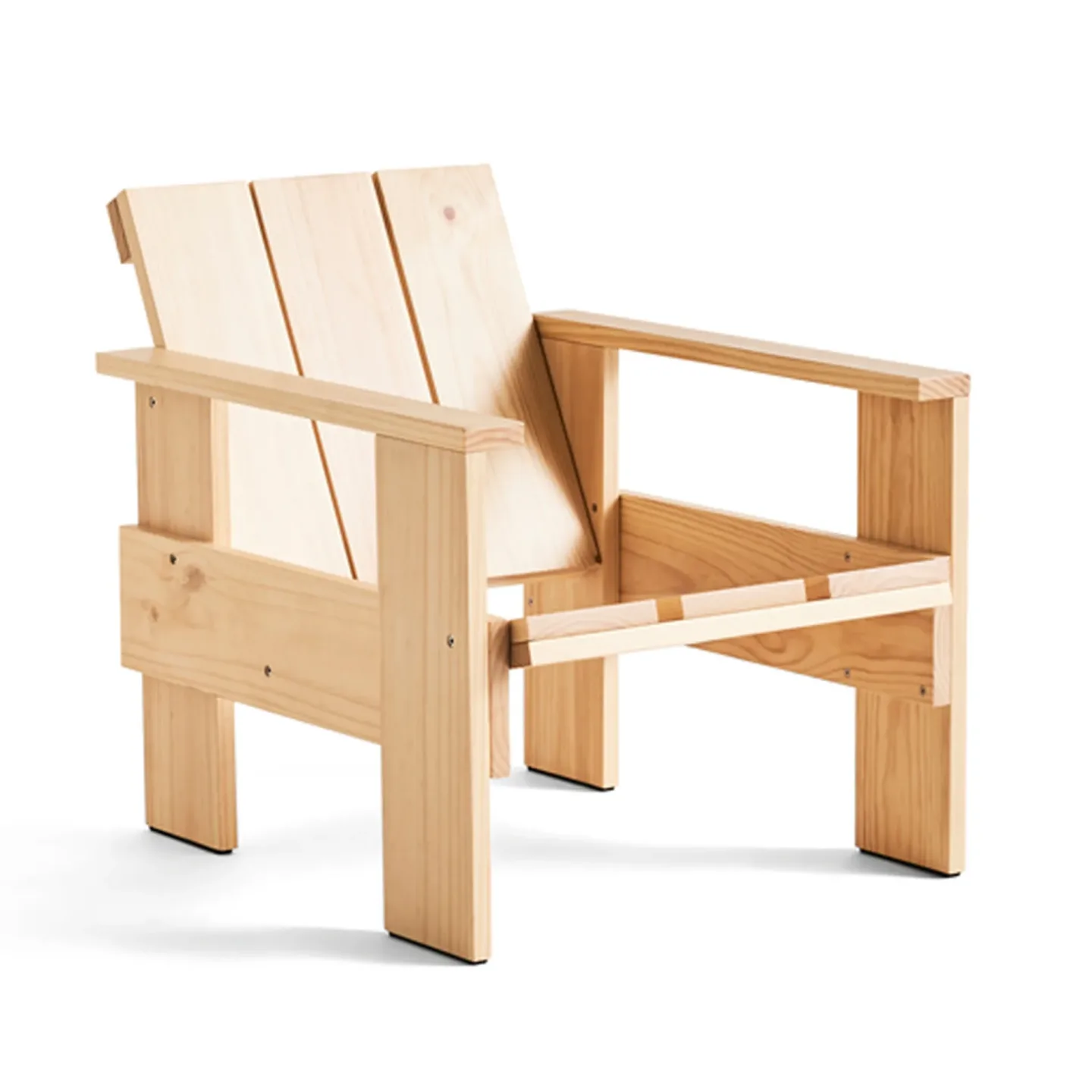 HAY Crate loungestol lackad furu Natural