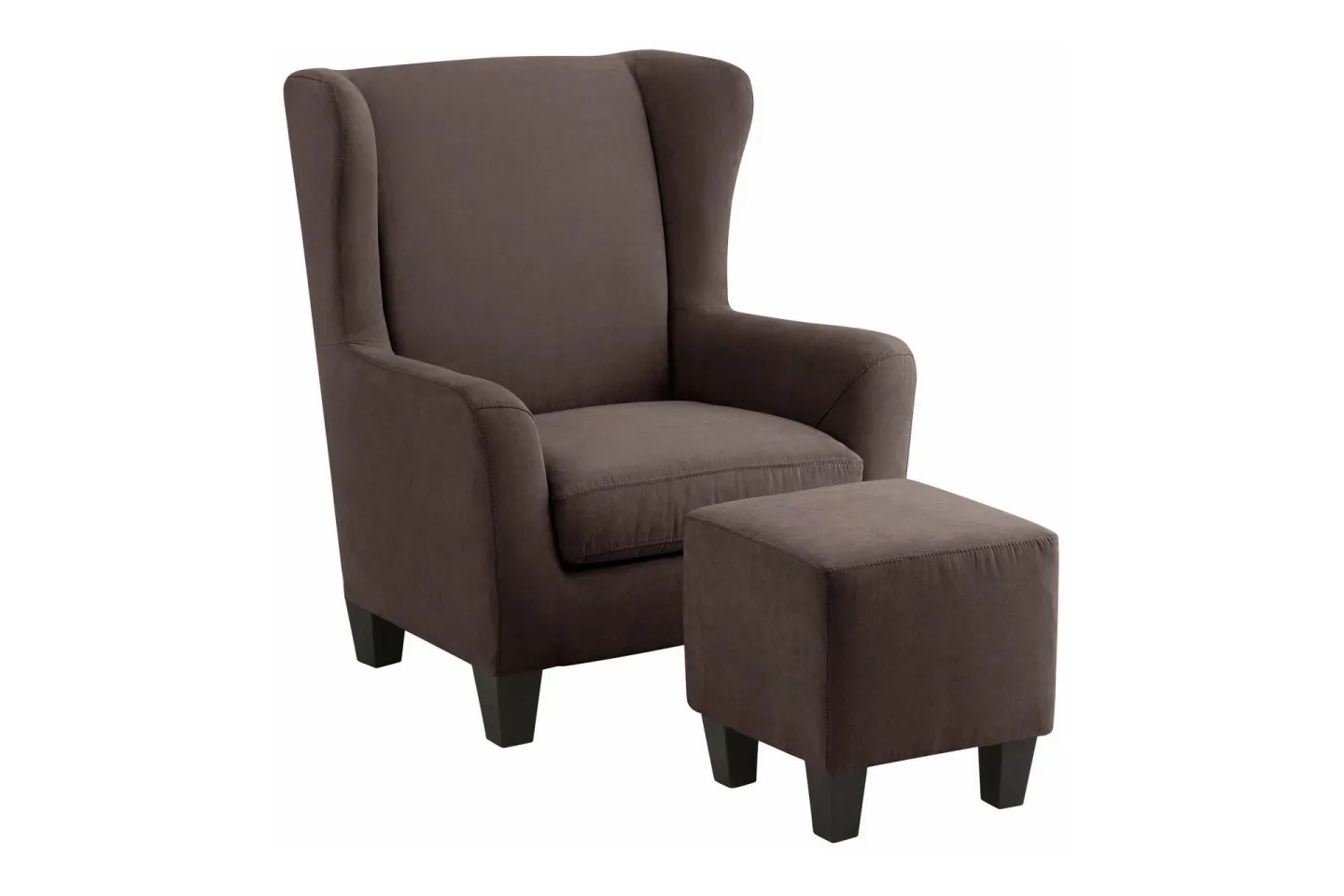 Silfa Fåtölj Microfiber - Brun