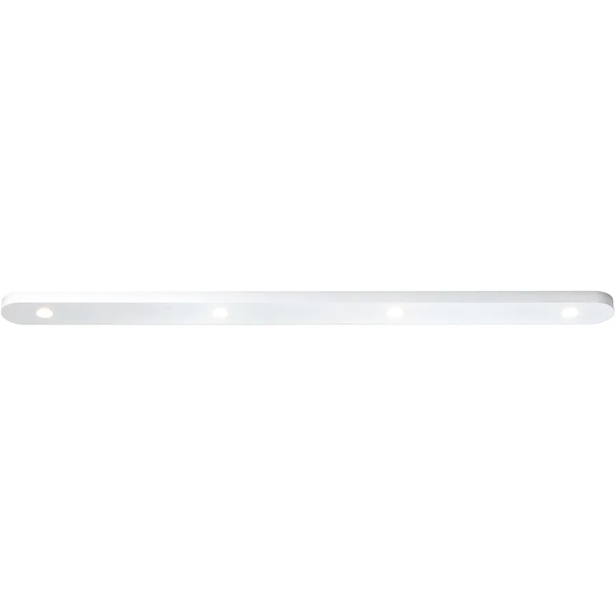 Bopp Deckenlampe Close Weiss Aluminium 5 cm 1.5 cm - LED - Lichtfarbe: Extra warmweiss - LED Energiesparlampen