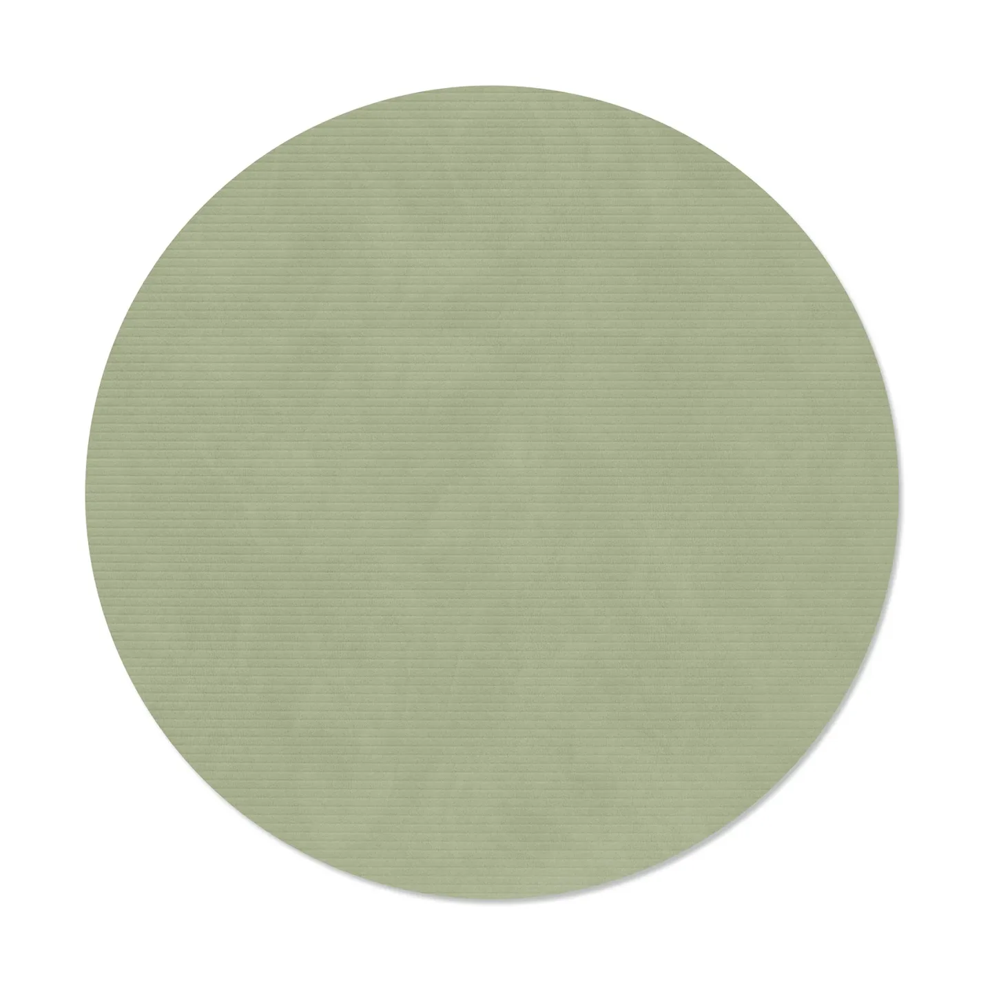 LIND DNA Corduroy Tischset Olive green, circle, L