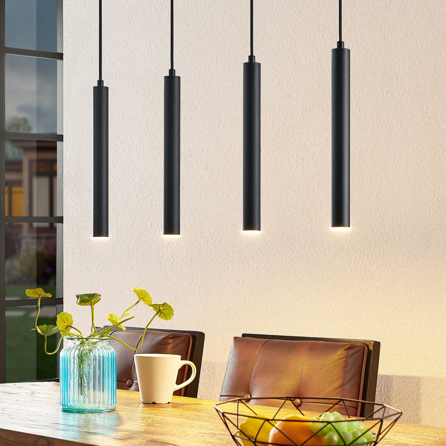 Kammeron Pendelleuchte Black - Arcchio - Wohnzimmer - Modern - Metall - Mehrflammig