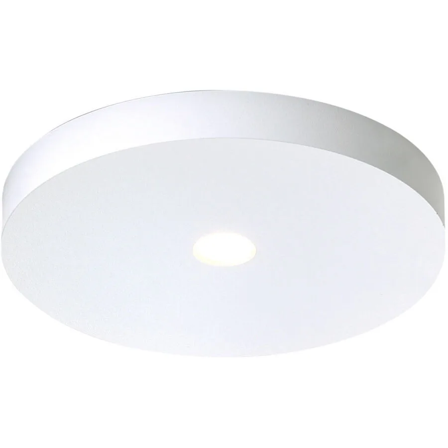 Bopp Deckenlampe Close Weiss Aluminium 12 cm 1.5 cm - LED - Lichtfarbe: Extra warmweiss - LED Energiesparlampen