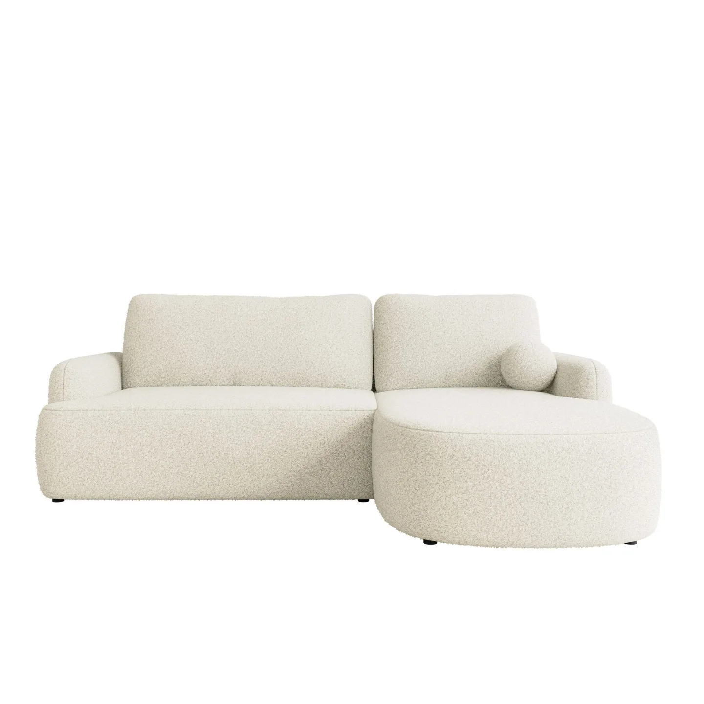 Branrel 3-sits Soffa med divan - vit