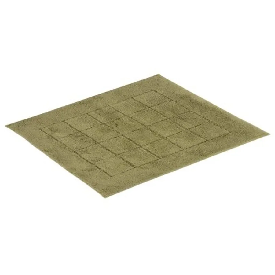 Vossen Badteppich Exclusive dunkelgrün Baumwolle 55 x 65 cm Rechteckig