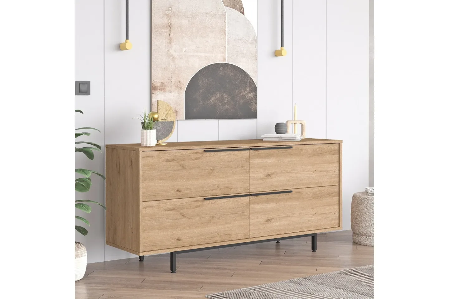Liyakat Konsollbord 160 cm - Valnöt