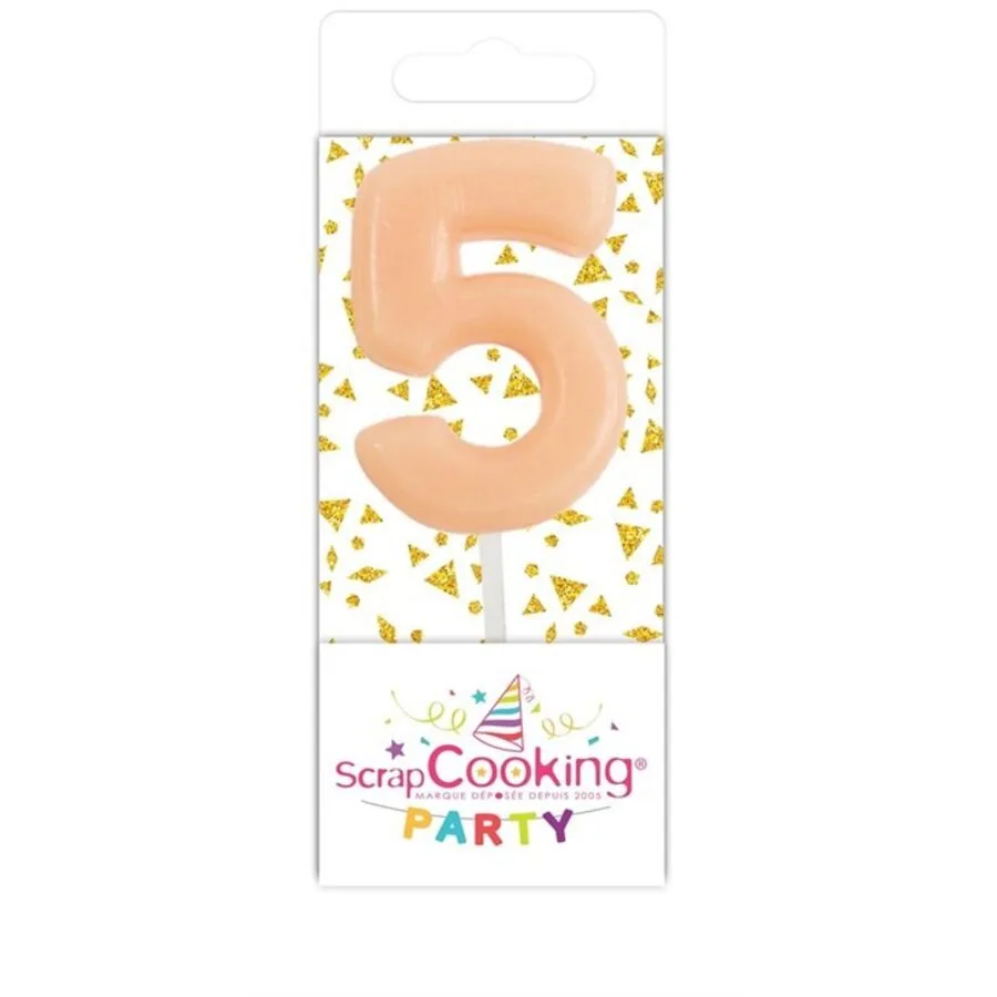 Scrap Cooking Kerzen-Set ScrapCooking bunt Wachs H 3.5 cm