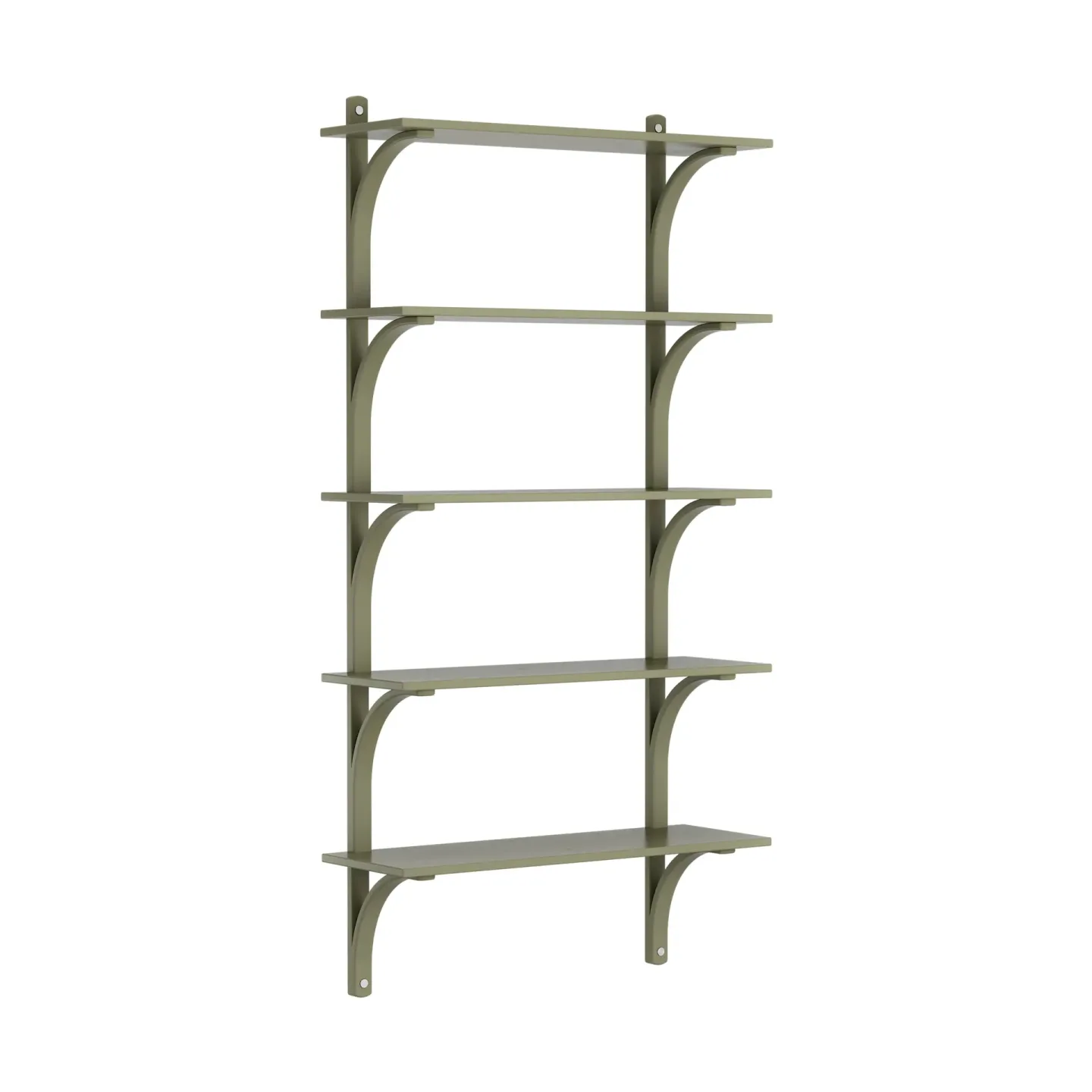 Swedese Levi Regal 5 Fachboden Moss green-aluminium, 90 cm