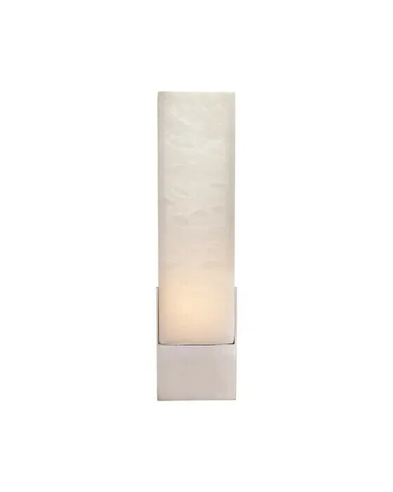 Covet Tall Box Bath Sconce Polished Nickel