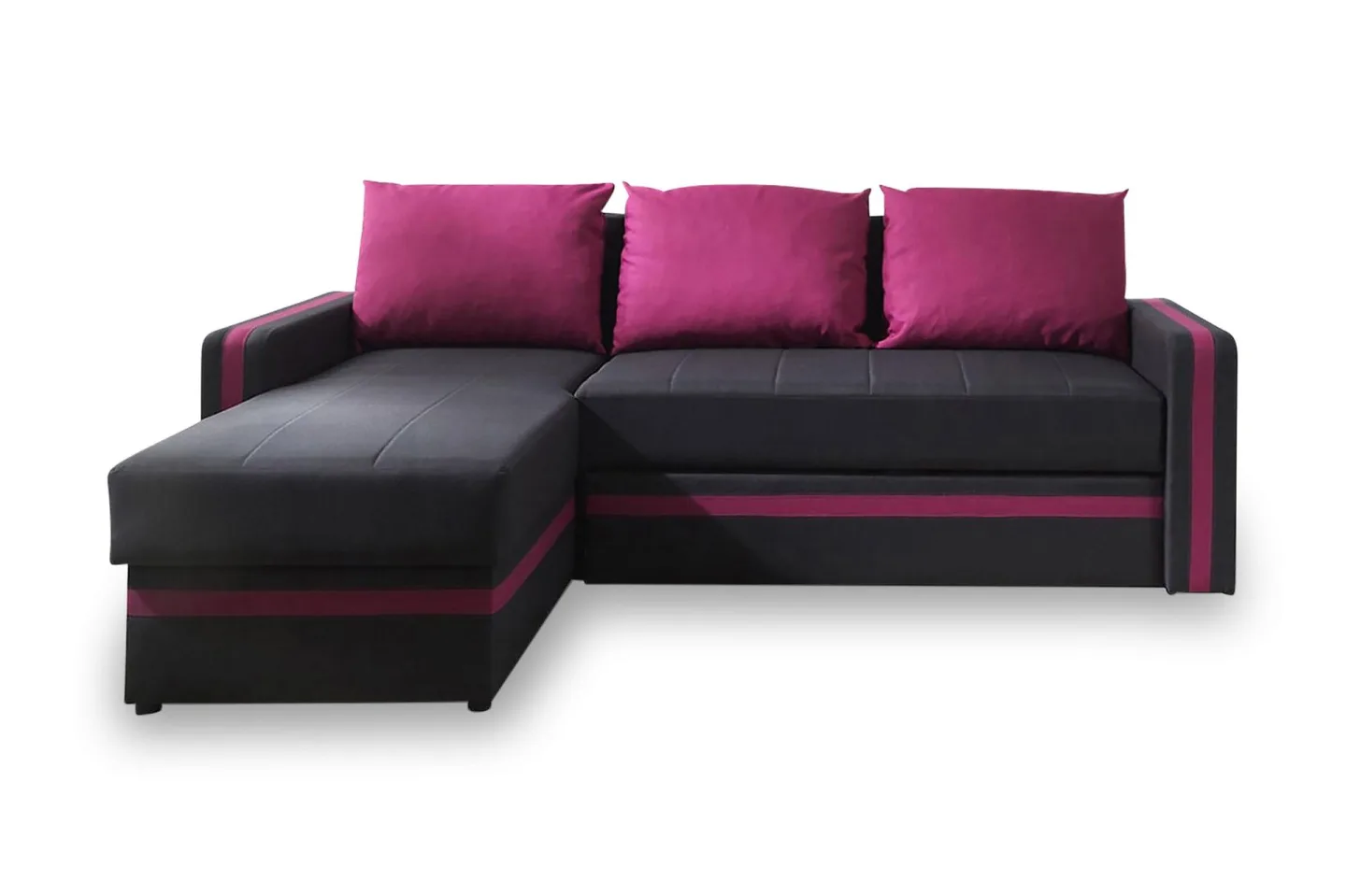 Euforia Divanbäddsoffa 234x156x82 cm - Rosa