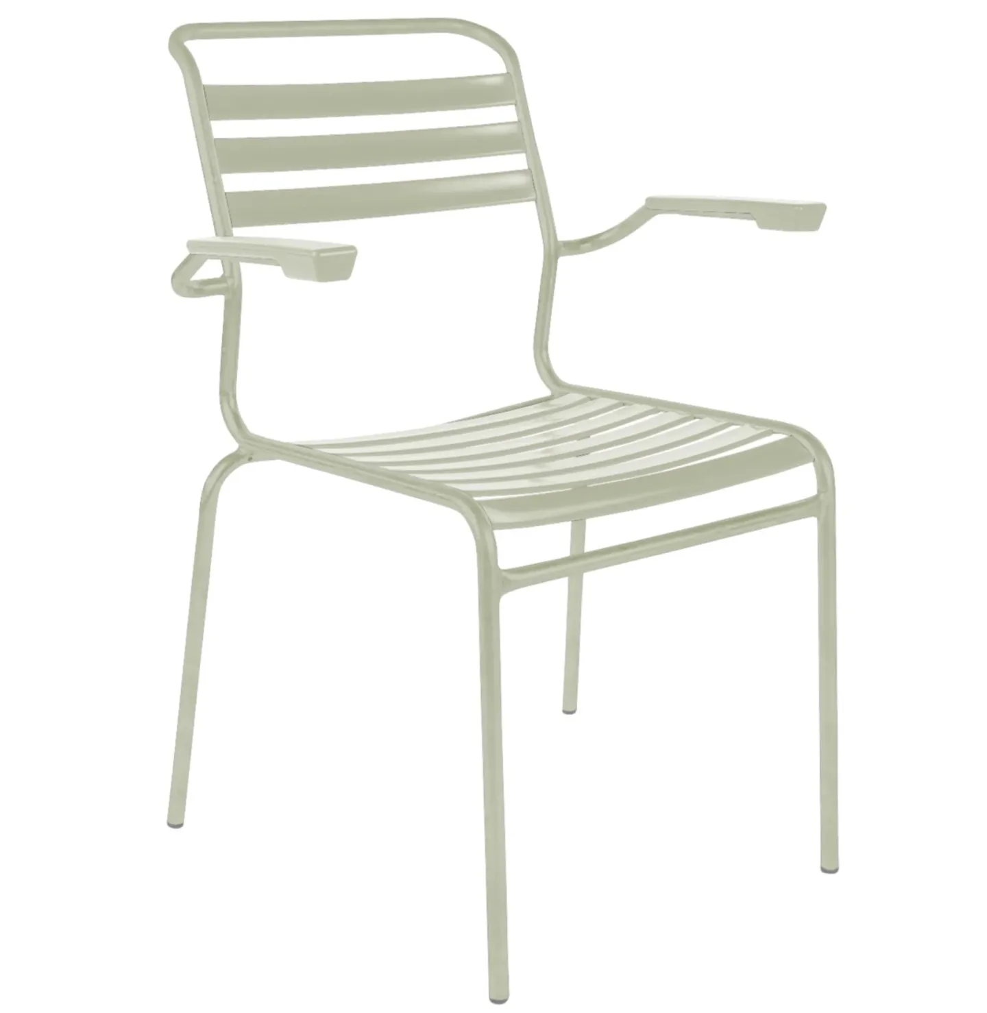 Schaffner Lättli-Stuhl Säntis mit Armlehnen Grün | Schubiger Möbel