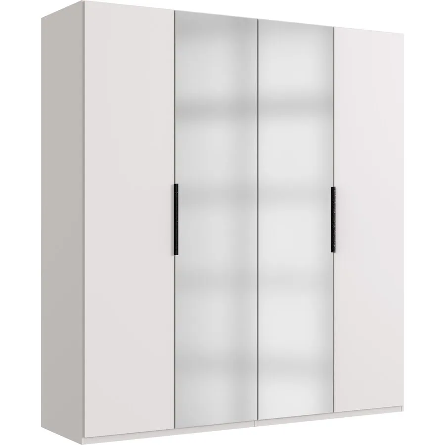 Kleiderschrank Sanko weiss Holzwerkstoff B 200 cm
