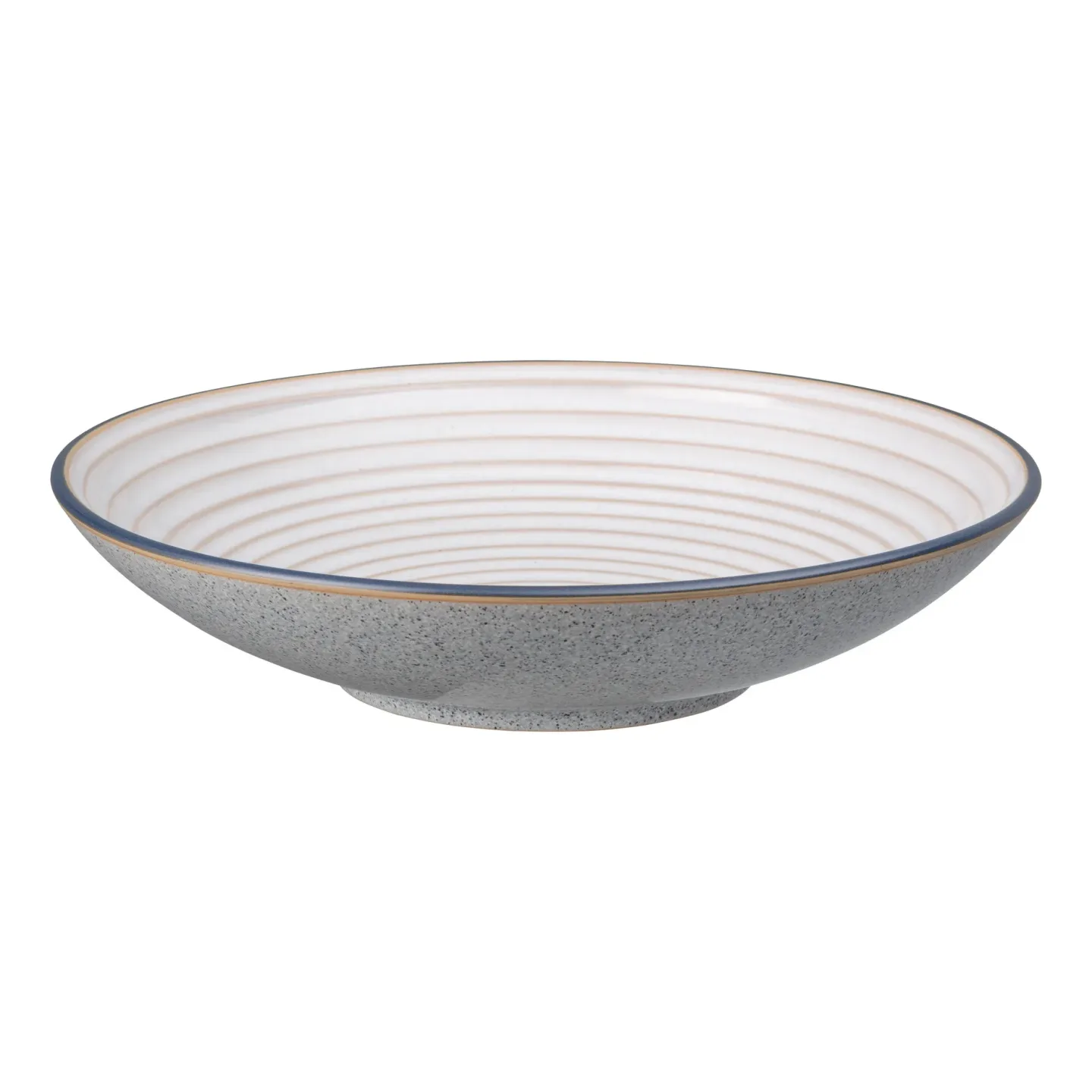 Denby Studio Grey räfflad skål 31 cm Granite