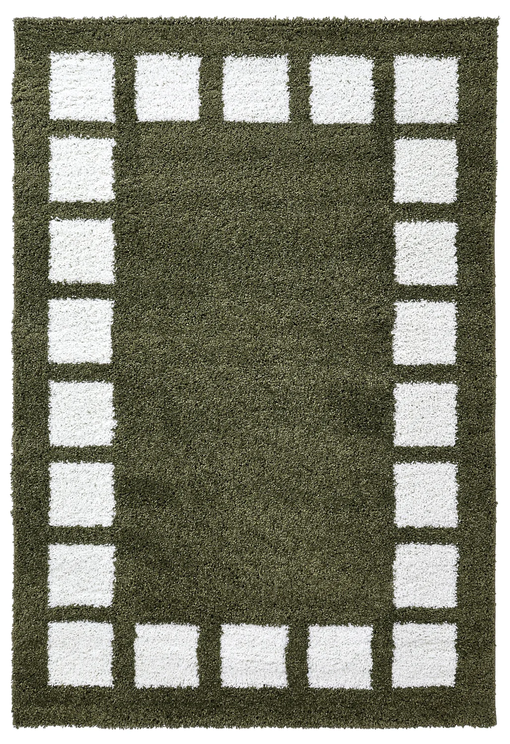 Ryetepper - Asilah (grønn/hvit) (Størrelse: 240 x 340 cm)