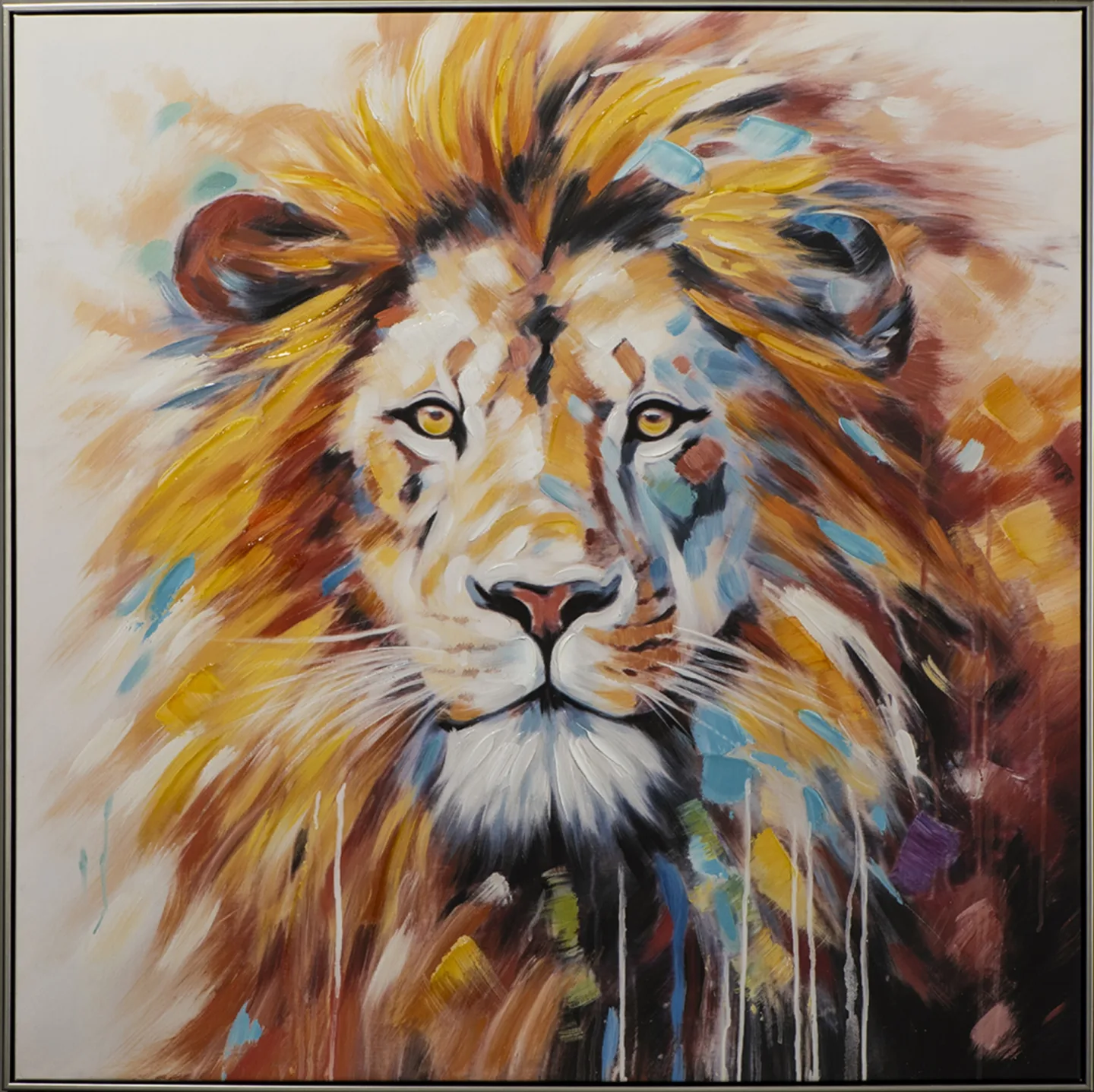 image LAND Gemälde Blue Lion King | Schubiger Möbel