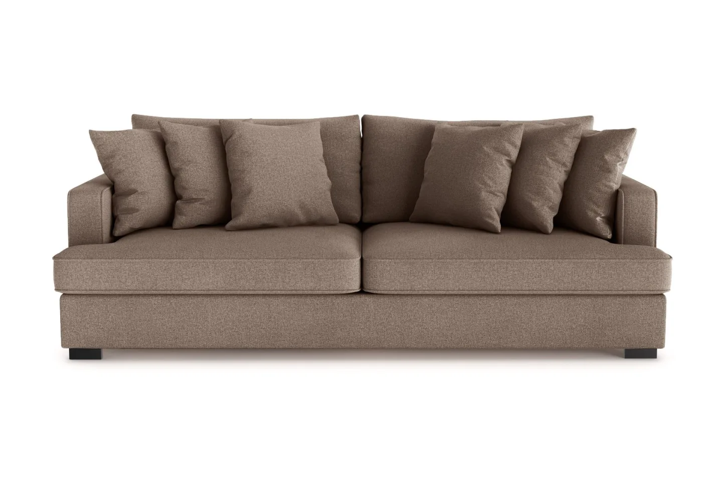 Rossita 4-sits Djup Soffa i Tyg - Brun