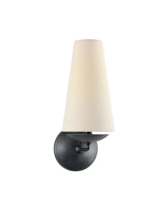Fontaine Single Sconce Black