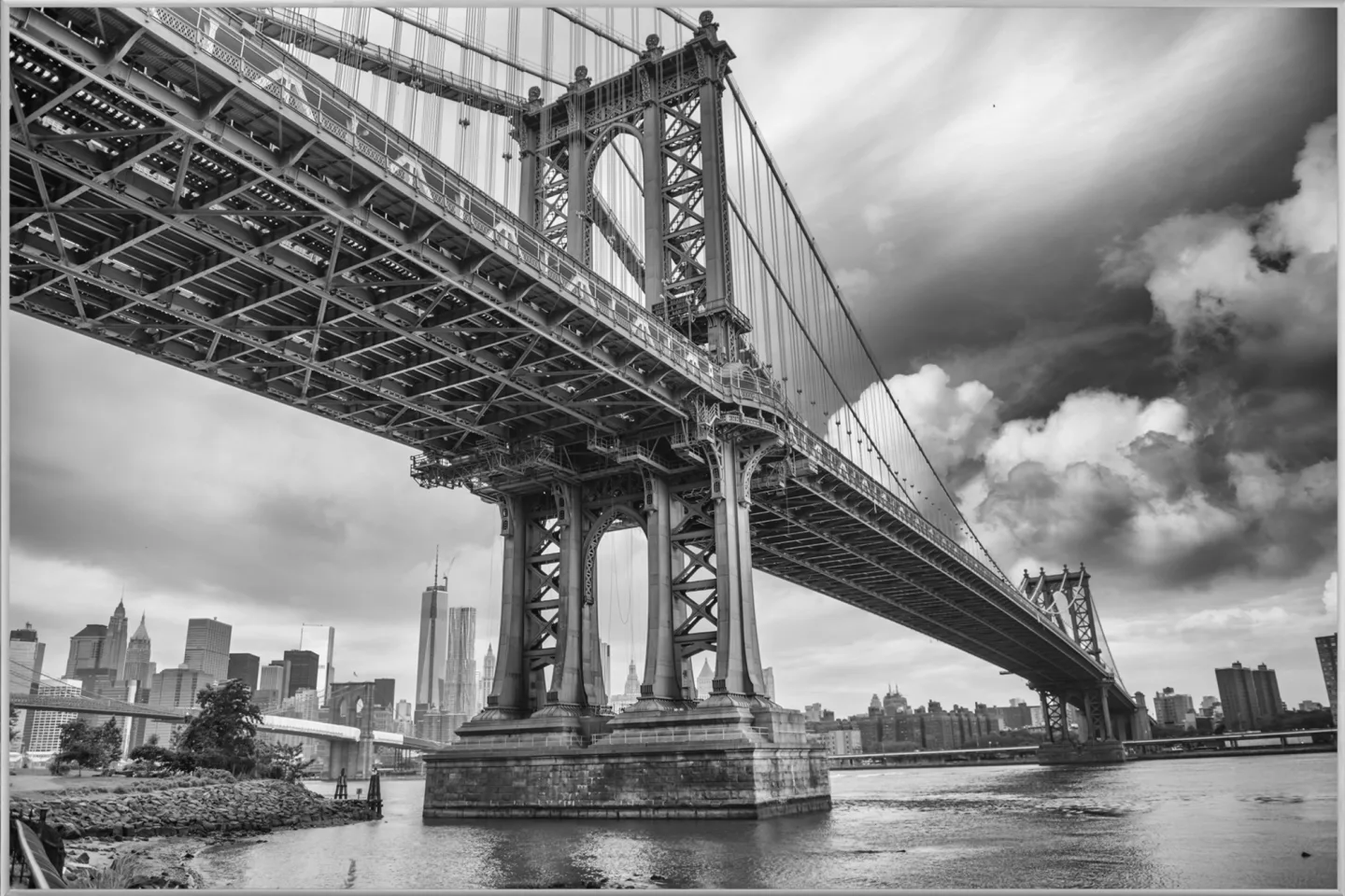 image LAND Bild mit Rahmen Manhatten Bridge | Schubiger Möbel
