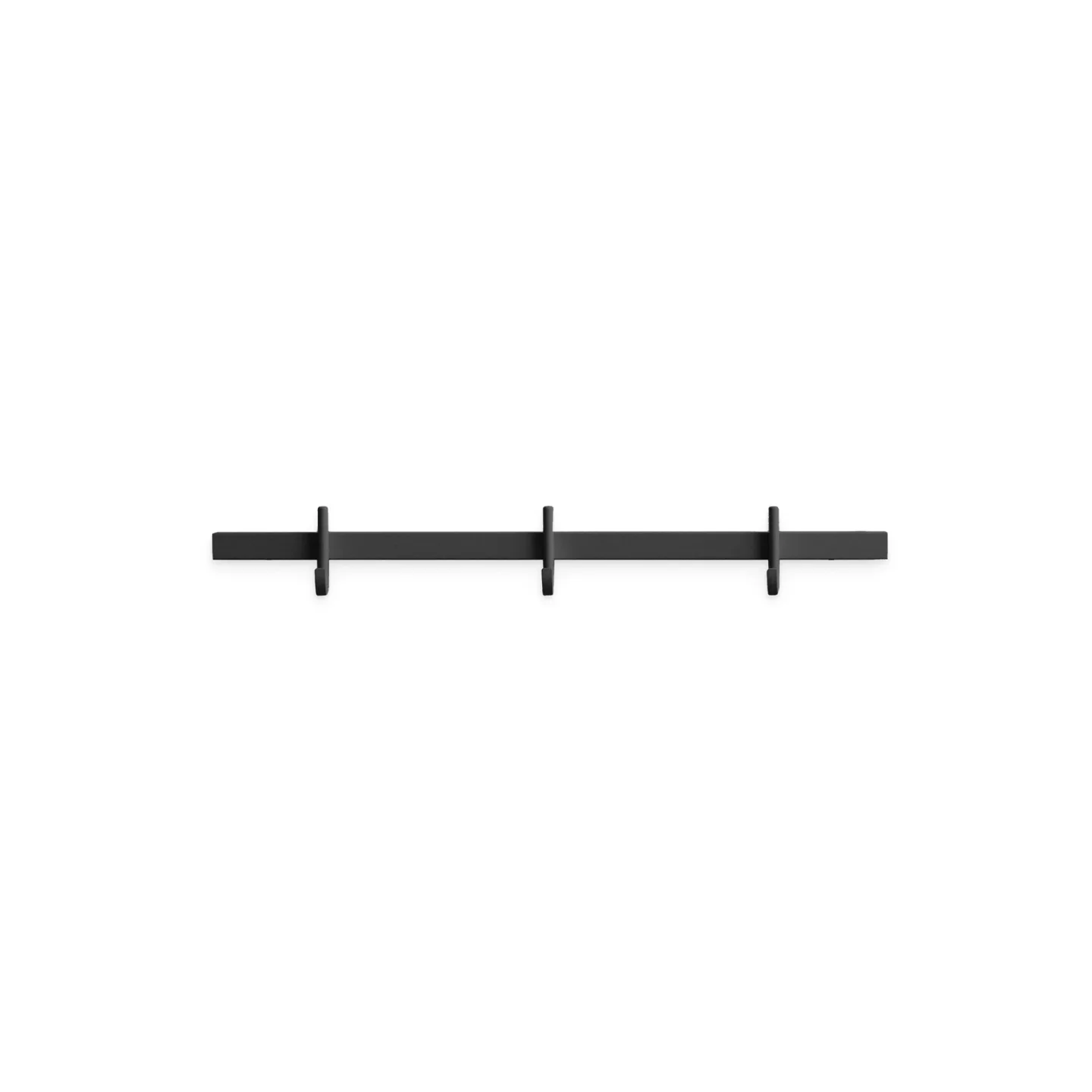 Relief - Hook Rail, Small w41 x d4,7 x h5,2 cm 1-pack 41x5.2x4.7 Grey - Krokar - TAF Studio - Grå - Metall