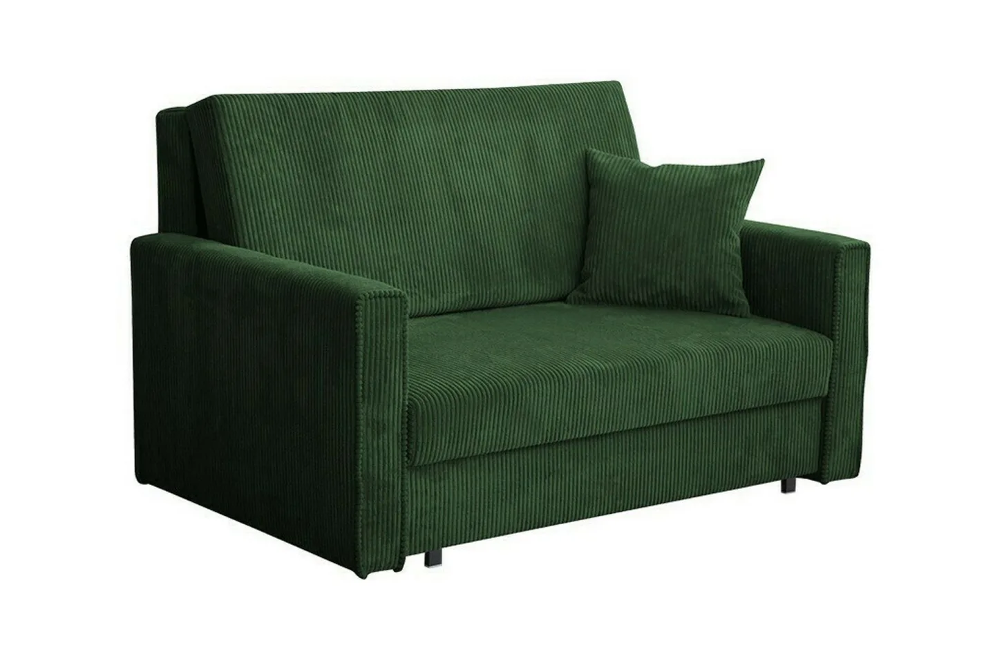 Denegal 2-sits liten bäddsoffa i Tyg - Grön