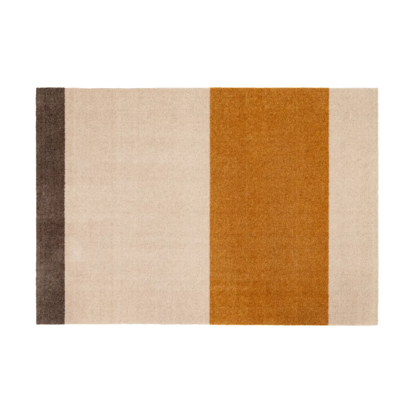 tica copenhagen Stripes gångmatta horisontell Ivory-dijon-brown, 90x130 cm