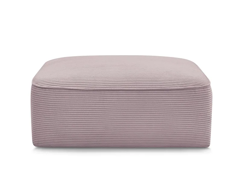Hocker BOBOCHIC LEOPOLD 90x96x42cm cord-stoff violett