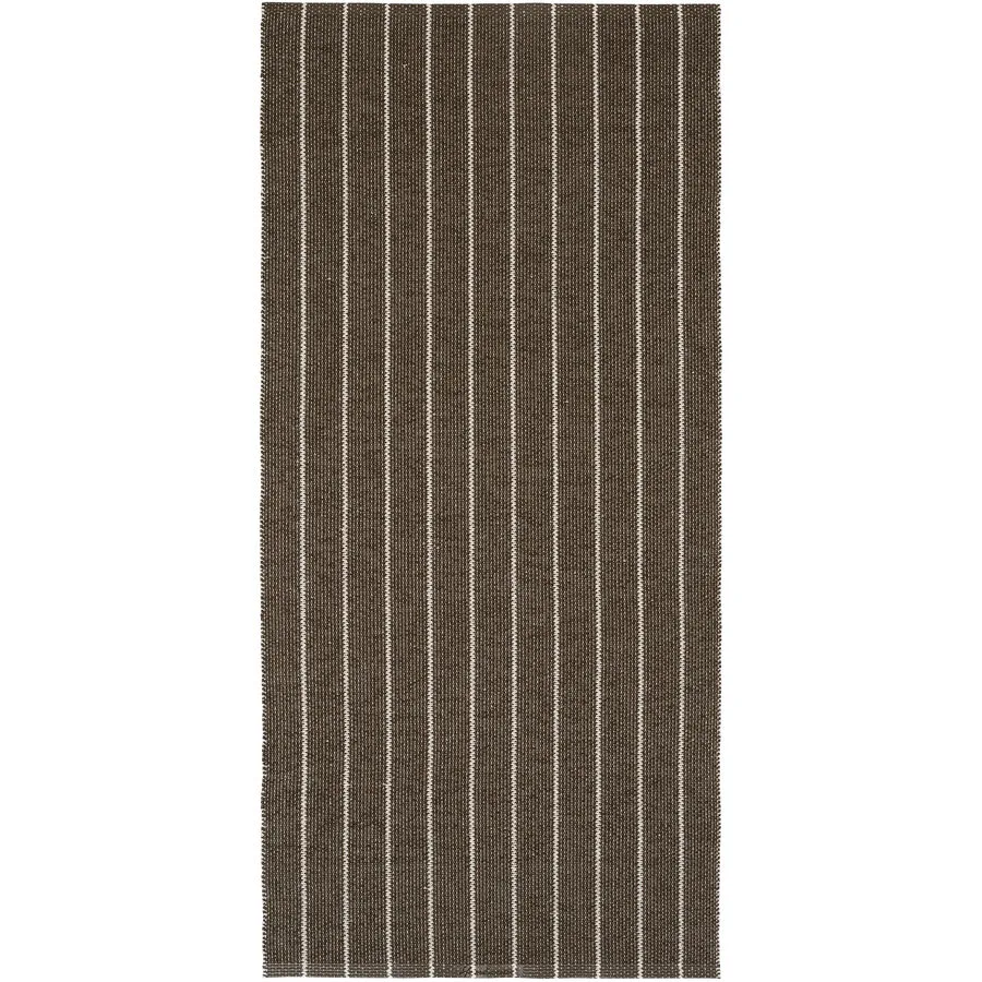 HORREDSMATTAN Outdoor-Teppich Rand braun Streifen Mischgewebe 150 x 200 cm