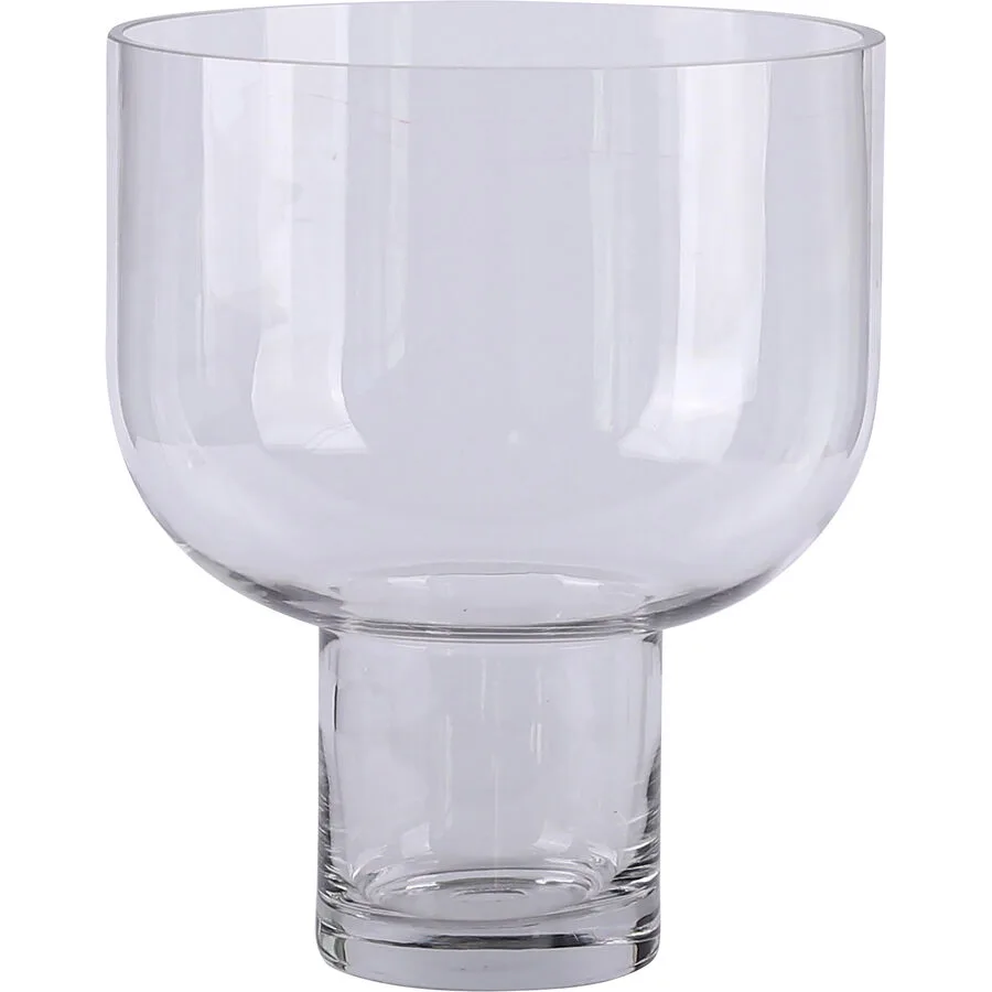 Vase Reduced Transparent Glas 35 cm