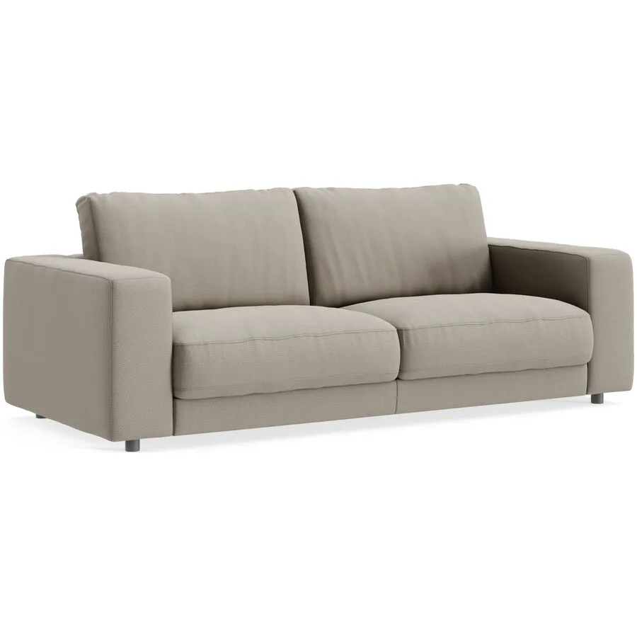 Sofa Ava Bezug: 100% Polyester taupe B 230 T 107 cm - Möbel Konfigurator: Traummöbel individuell zusammenstellen