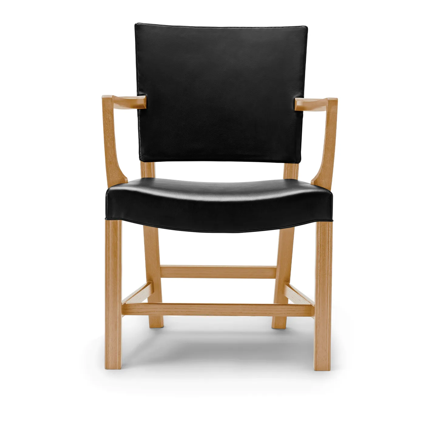Carl Hansen - KK37581 The Red Armchair Oak Oil Sif 98 - Matstolar - Kaare Klint - Träfärgad - Trä