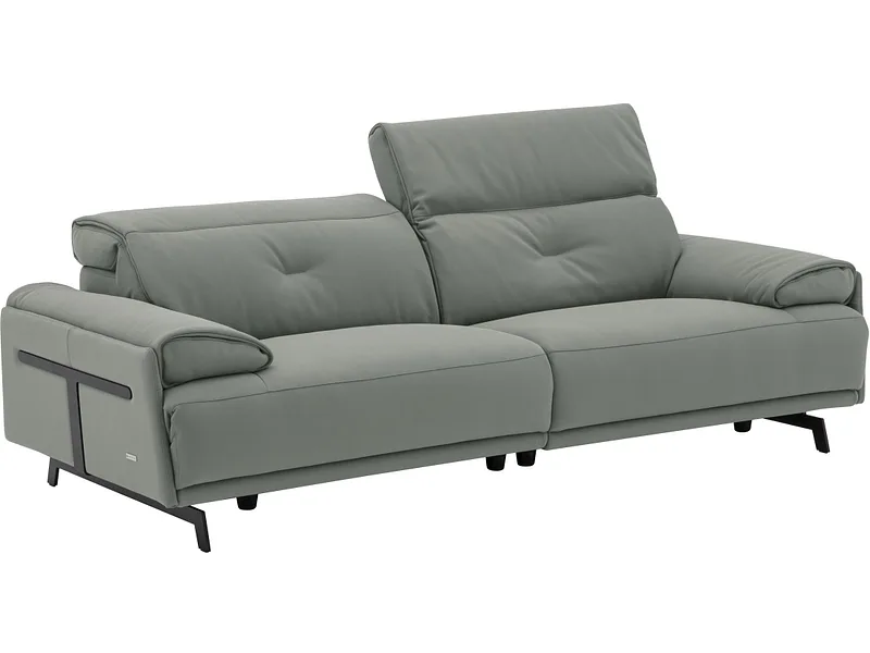 3er Sofa CAMPO DE FIORI SIENA Echtleder dunkelgrün