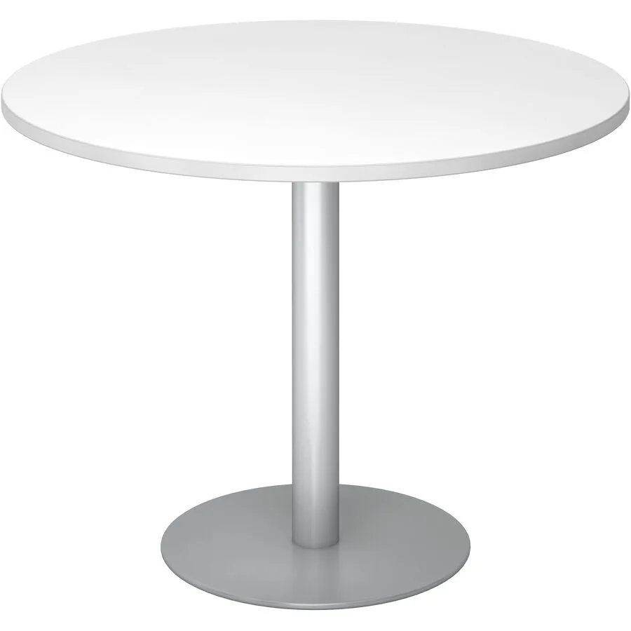 Besprechungstisch Office weiss Holzwerkstoff B 100 T 100 cm