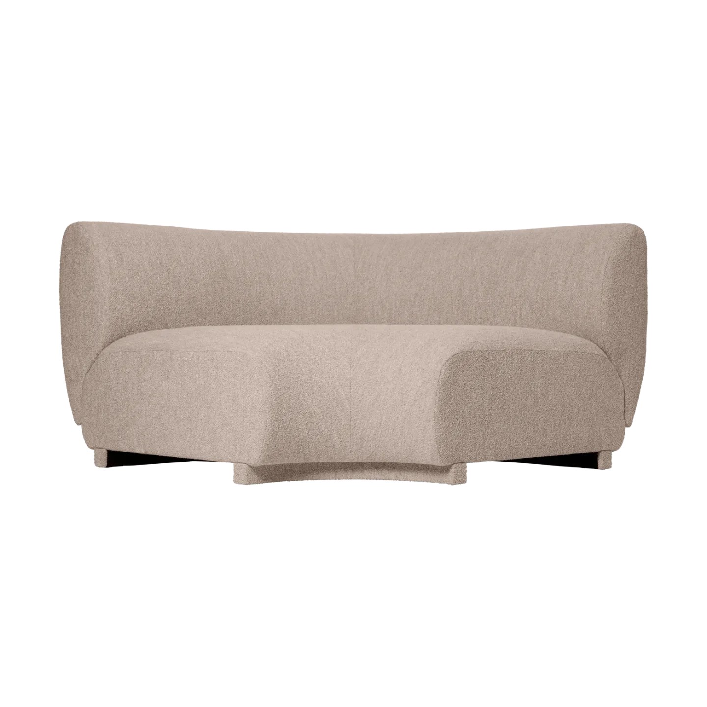 Ferm Living Rico soffmodul corner 90 Soft Bouclé Natural