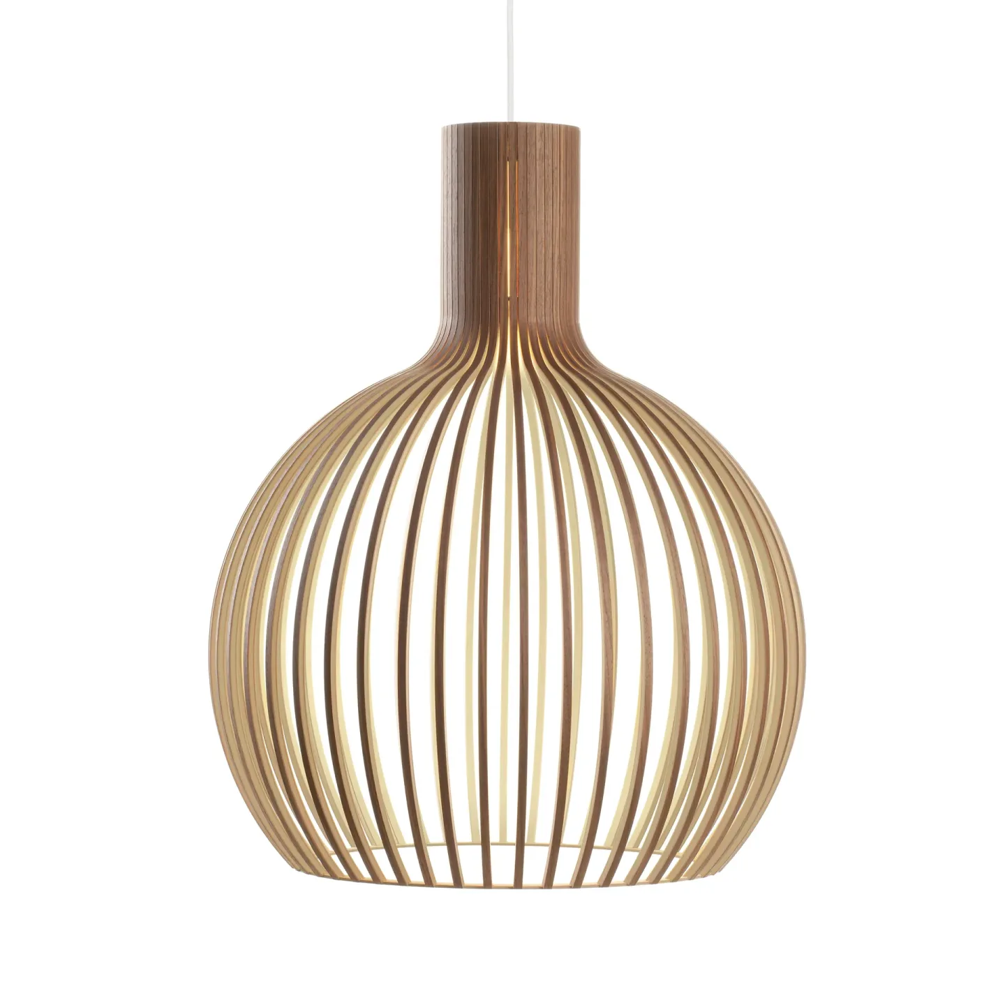 Secto Design Octo 4240, taklampa walnut veneer