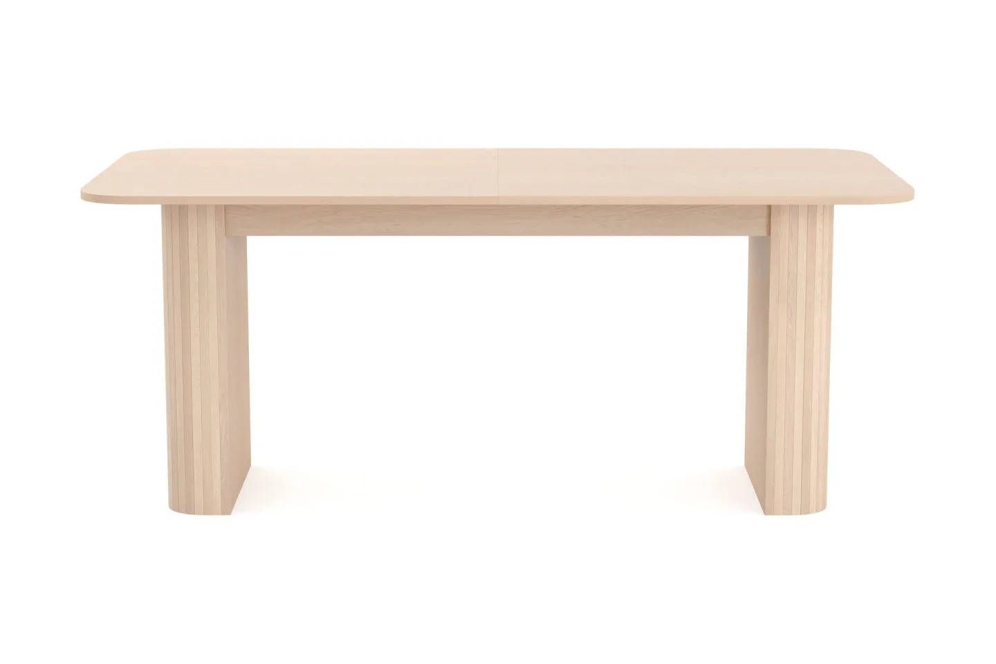 Kopparbo Matbord 180-240 cm Förlängningsbart - Ljust vitlaserat ekträ