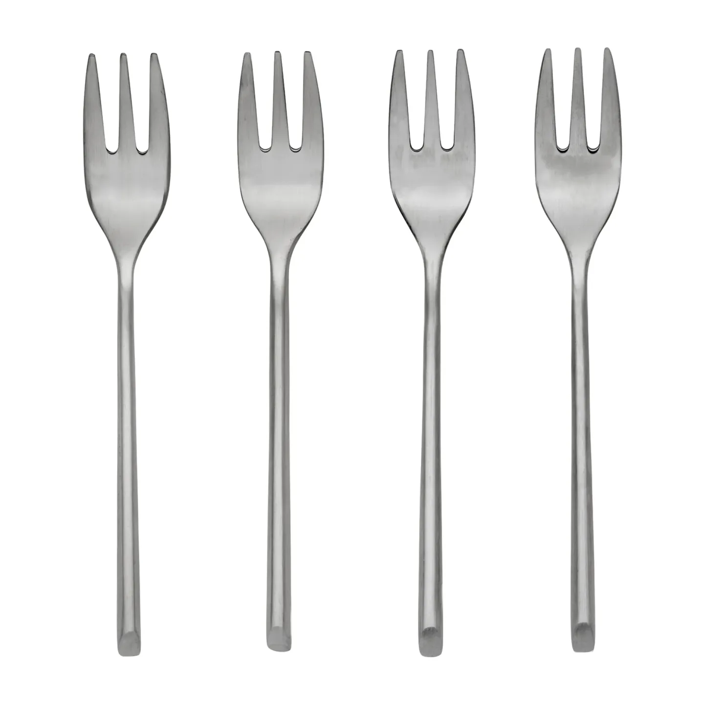 Broste Copenhagen Sletten Tortengabel 4er Pack Full satin forged