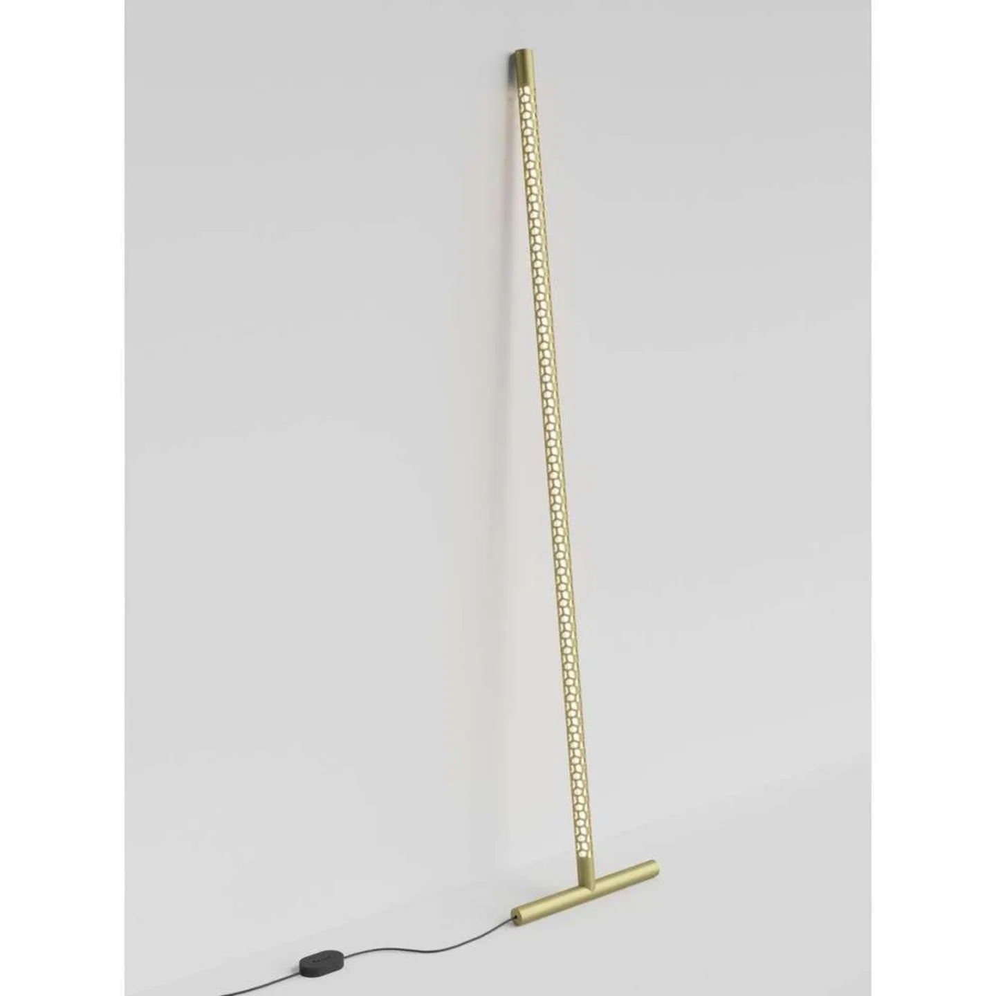 Squiggle F1 Gulvlampe 3000K Gold - Rotaliana - Stue - Metall