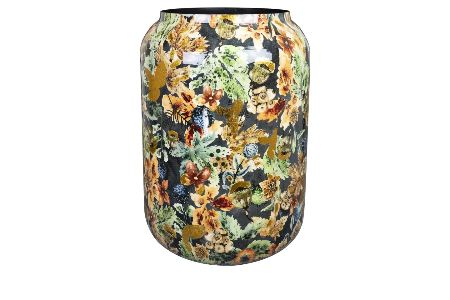 Decofinder Vase Berry, Metall, Bunt H: 62 cm | Schubiger Möbel